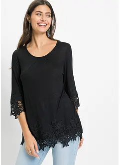 Shirt mit Spitze, bonprix