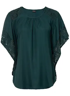 Bluse mit Spitzendetails, bonprix