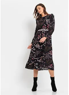 Robe midi imprimée, bonprix