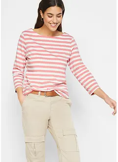 3/4 Shirt mit U-Boot-Ausschnitt, bonprix