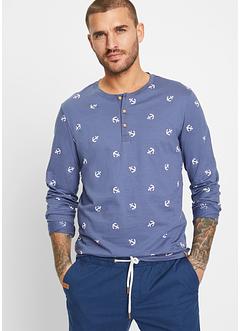 T-shirt col Henley, manches longues, bpc bonprix collection