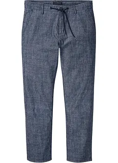 Chino regular et droit en chambray, bonprix