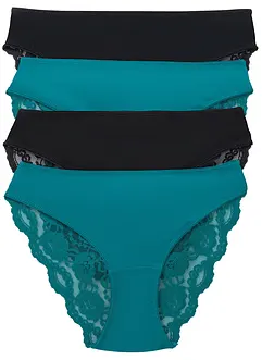 Slip mit Spitze (4er Pack), bpc bonprix collection