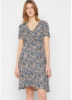 Robe portefeuille de grossesse avec fonction allaitement, avec galon crochet, bpc bonprix collection