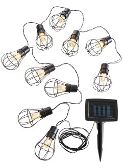 Guirlande lumineuse solaire avec 10 ampoules, bpc living bonprix collection