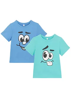 T-Shirt aus reiner Bio-Baumwolle (2er Pack), bonprix