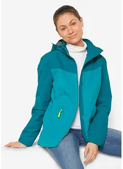 Funktions-Jacke mit Kapuze, wasserdicht, bonprix