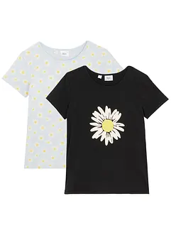 T-Shirt aus reiner Baumwolle (2er  Pack), bonprix