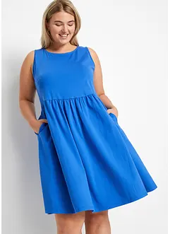 Shirtkleid mit Taschen aus reiner Baumwolle, bonprix