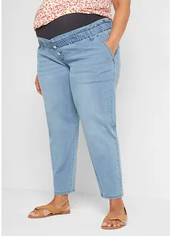 Umstandsjeans aus Baumwoll-Stretch, schmal zulaufendes Bein, bonprix