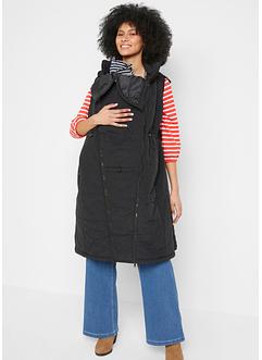 Gilet long matelassé sans manches de grossesse et de portage, bpc bonprix collection