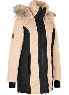 Outdoor-Kurzmantel mit Fellimitat, wasserabweisend, bpc bonprix collection