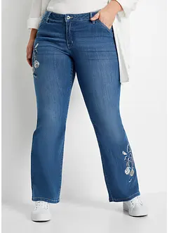 Flared Jeans Mid Waist, Stretch, bonprix