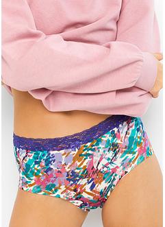 Maxipanty mit Spitze (4er Pack) mit Bio-Baumwolle, bpc bonprix collection