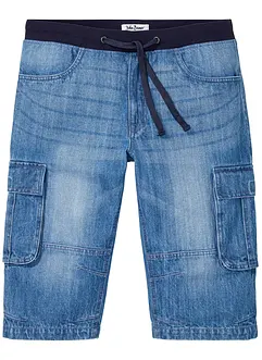 Long-Jeans-Bermuda, Relaxed Fit, bonprix