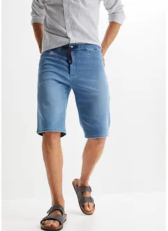 Bermuda confortable en jean et molleton, Regular, bonprix