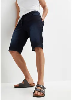 Bermuda confortable en jean et molleton, Regular, bonprix