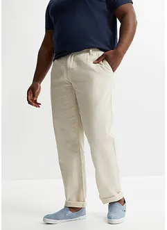 Relaxed Fit Schlupf-Hose mit Leinen, Straight, bonprix