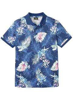 Jersey Poloshirt aus reiner Bio-Baumwolle, Kurzarm, bonprix