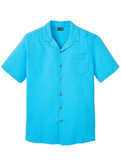 Chemise manches courtes en mousseline, bonprix