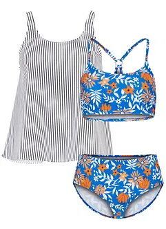 Tankini mit Bikini-Oberteil (3-tlg.Set), bonprix