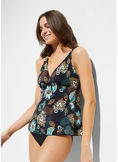 Tankini Oberteil mit Prothesentasche aus recyceltem Polyamid, bonprix