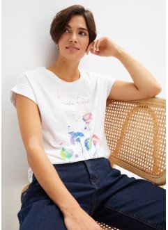 T-shirt avec fleurs de pissenlit, RAINBOW