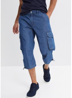 3/4-Jeans mit Cargotaschen, Loose Fit, John Baner JEANSWEAR