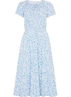 Midikleid aus elastischem Bio-Baumwoll-Mix, bonprix