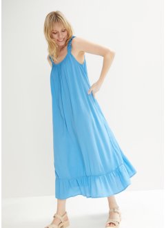 Viskose-Crincle Kleid mit Taschen in Midi Länge, bpc bonprix collection