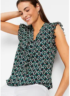 Blouse sans manches imprimée, bonprix