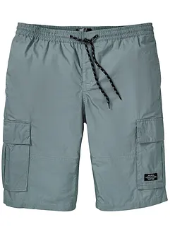 Bermuda cargo coupe confort avec taille élastiquée, Regular, bonprix