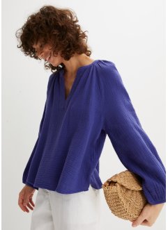 Musselin-Bluse aus Baumwolle, bpc bonprix collection