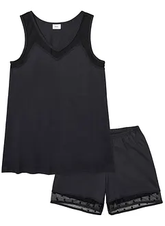 Shorty mit Spitzeneinsatz, bonprix