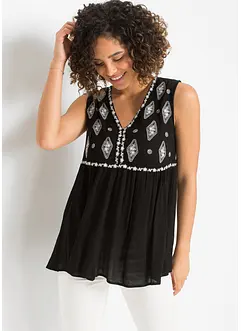 Blouse sans manches en viscose, bonprix