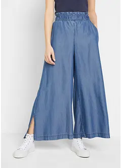 Palazzo-Hose mit Seitenschlitz, 7/8 Länge, bonprix