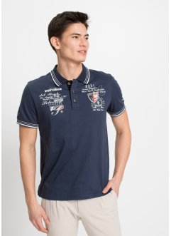 Poloshirt mit aufwendiger Verzierung, Kurzarm, bpc selection