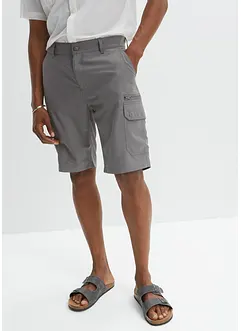 Bermuda cargo en microfibre, Regular, bonprix