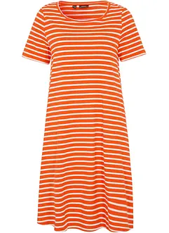 Baumwoll- Shirtkleid aus Flammgarn, bonprix