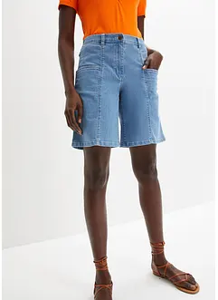 Bermuda en jean avec grandes poches et taille confortable, bpc bonprix collection