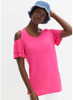 Long-Shirt mit Flügelärmeln und Cut-Outs, bonprix