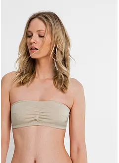 Lot de 2 soutiens-gorge bandeau coton jusqu’au bonnet B, bonprix