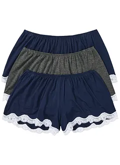 Lot de 3 shorties en viscose, bonprix