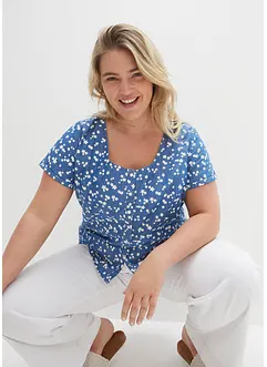 Jeansbluse aus Bio Baumwolle, bonprix