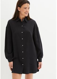 Musselin Nachthemd oversized  mit Knopfleiste, bpc bonprix collection