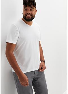 T-Shirt mit V-Ausschnitt (3er Pack), bpc bonprix collection