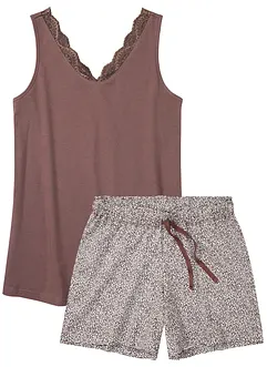 Shorty mit feiner Spitze, bonprix