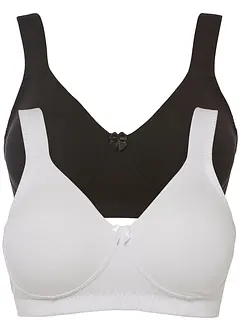 Minimizer T-Shirt BH ohne Bügel mit Bio-Baumwolle (2er Pack), bonprix