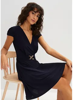 Robe en jersey à boucle décorative, bonprix