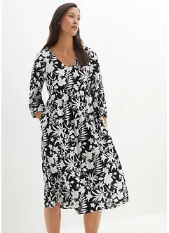 Midikleid aus fließender Viskose, bonprix